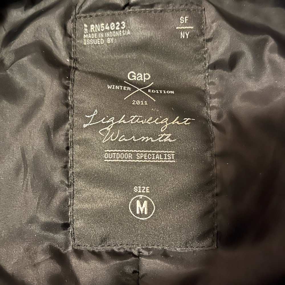Biker style GAP lightweight warmth jacket/coat - Picture 8 of 10